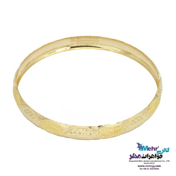 النگو طلا دست اول کم اجرت - طرح تراش سایز 3