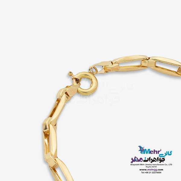 دستبند طلا - طرح حلقه های تو در تو