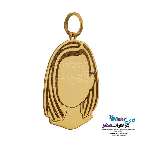 گردنبند طلا دست اول کم اجرت - طرح گیسو