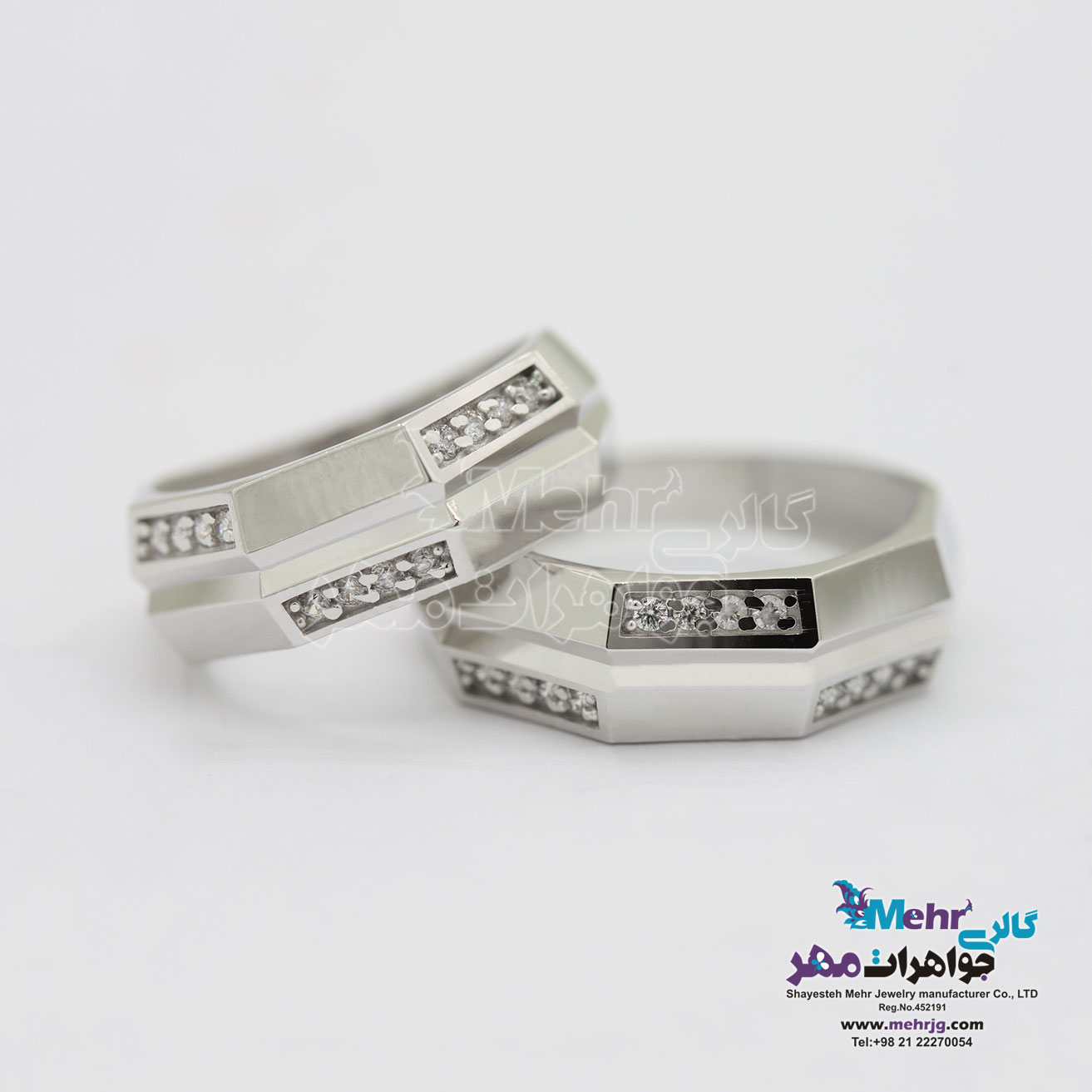 حلقه ست طلا - طرح رینگ