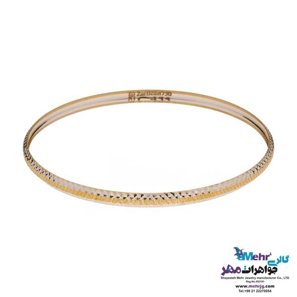 النگو طلا دست اول کم اجرت - طرح تراش سایز 2