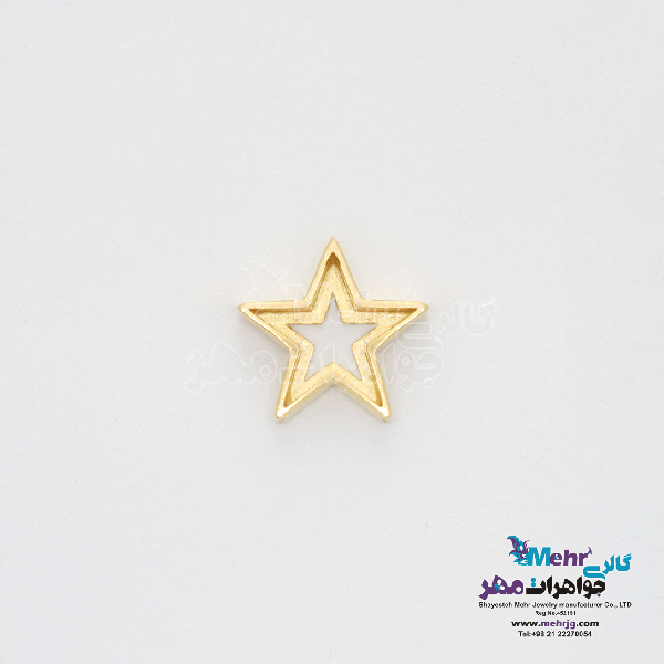 آویز طلا - طرح ستاره