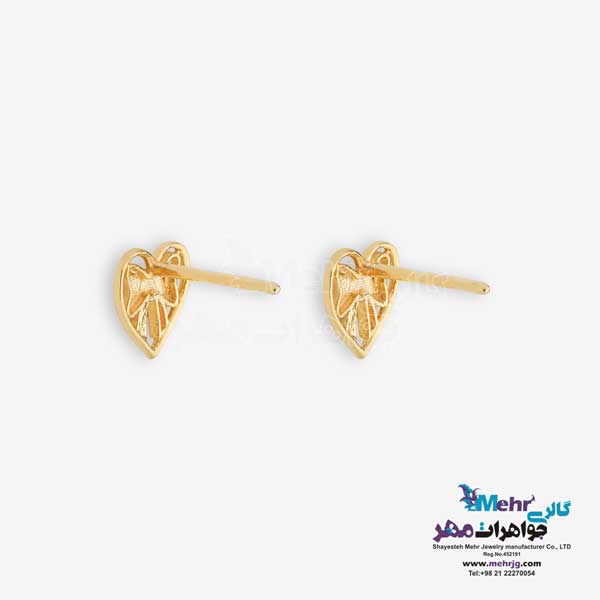 نیم ست طلا - طرح پاپیون