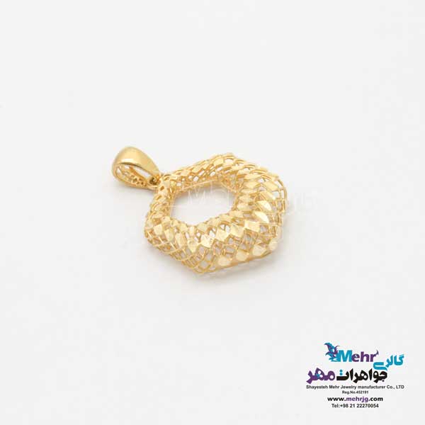 نیم ست طلا - طرح شش ضلعی