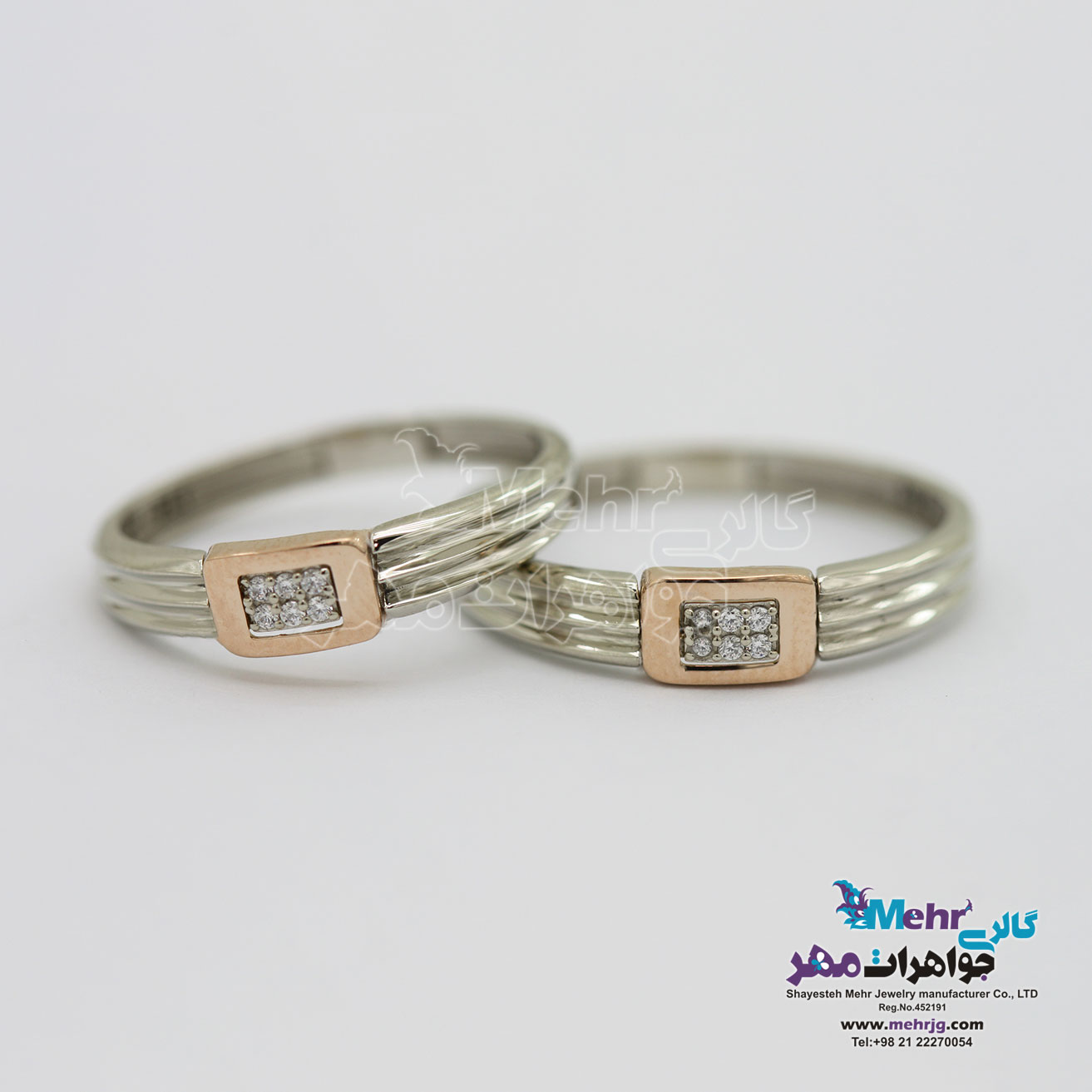 حلقه ست طلا - طرح رینگ