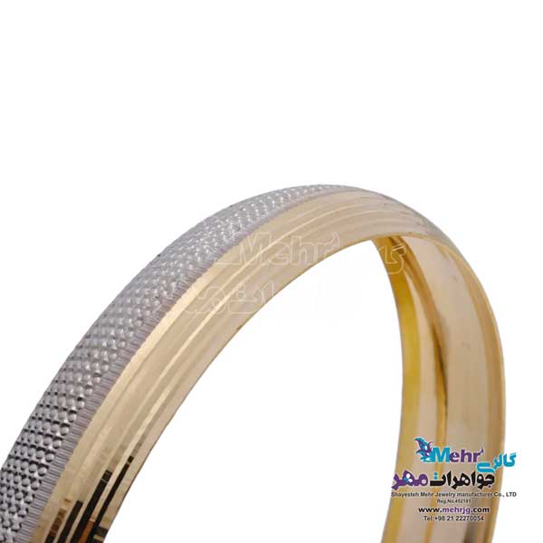 النگو طلا دست اول کم اجرت - طرح تراش سایز 2