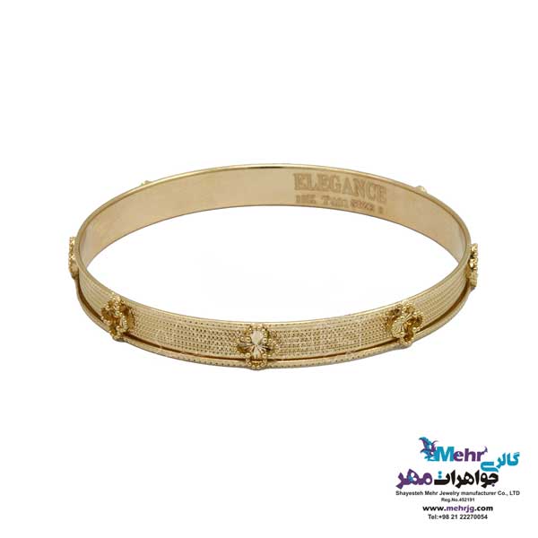 النگو طلا دست اول کم اجرت - طرح تراش سایز 3