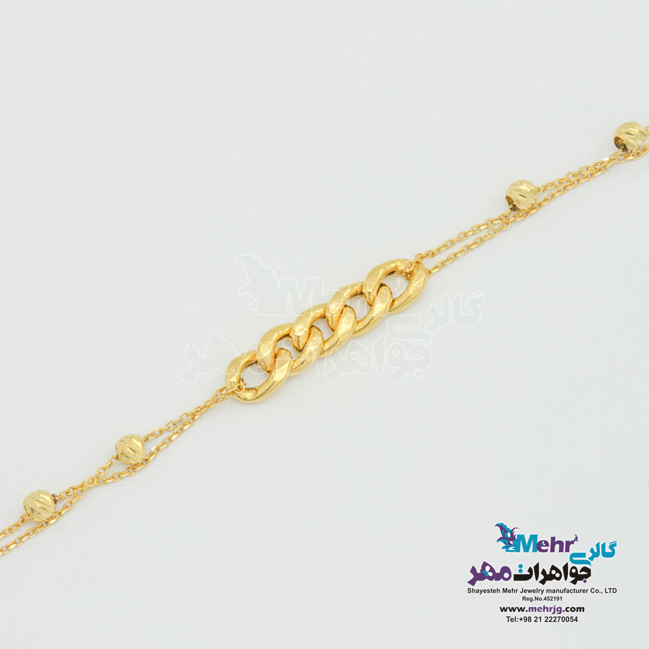 دستبند طلا - طرح کارتیه