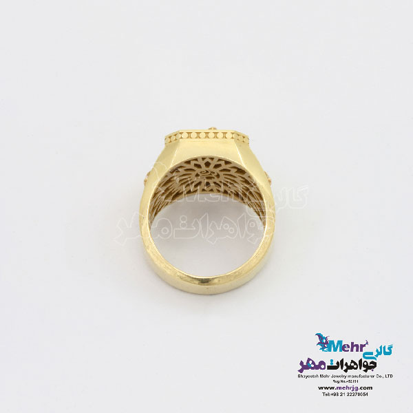 انگشتر طلا - طرح گرگ