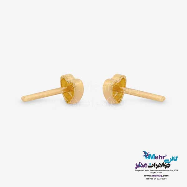 گوشواره طلا - طرح قلب