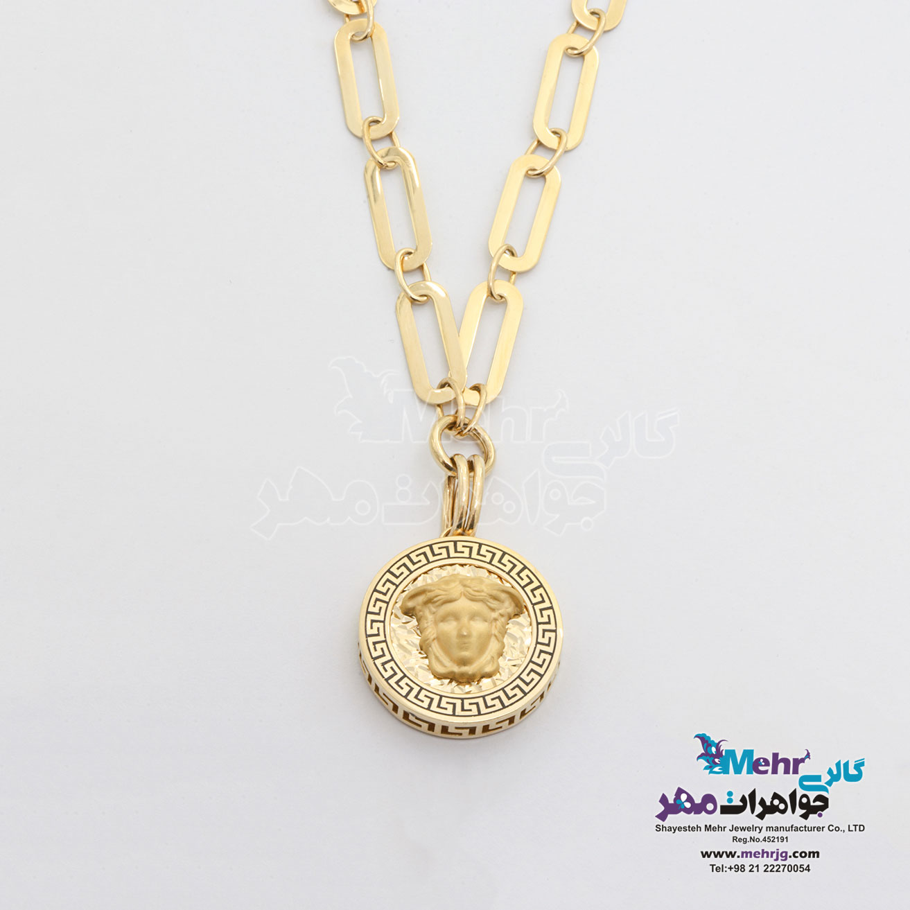 گردنبند طلا - طرح ورساچه