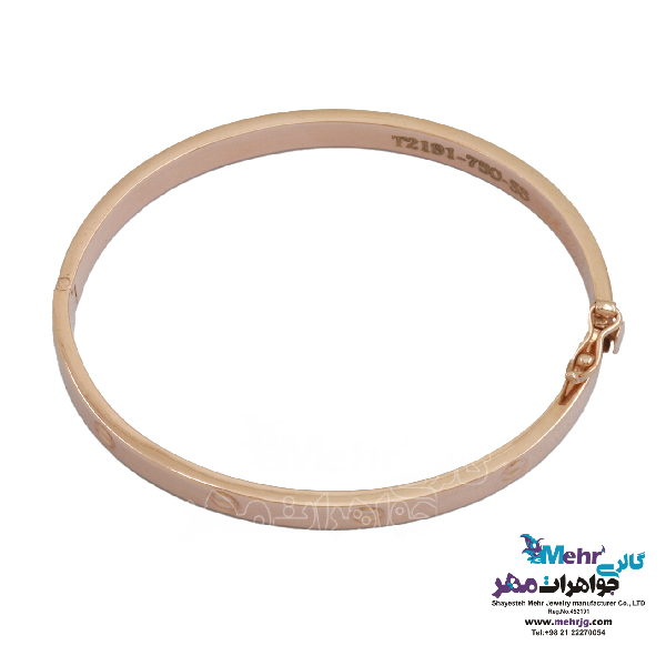 دستبند النگویی طلا - طرح کارتیه لاو