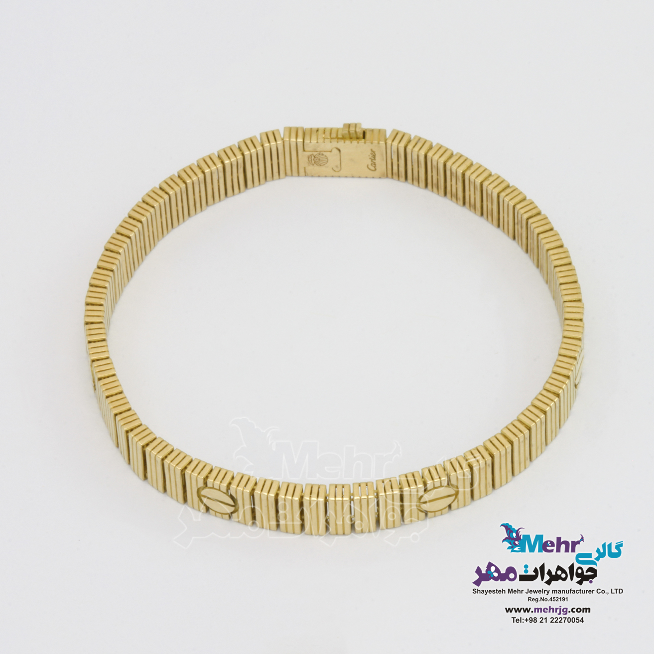 دستبند طلا - طرح کارتیه لاو آنلیمیتد