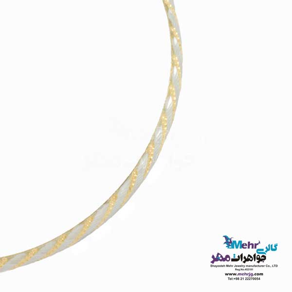 النگو طلا دست اول کم اجرت - طرح تراش سایز 2