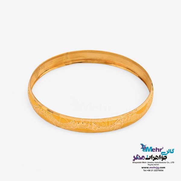 النگو طلا دست اول کم اجرت - طرح تراش سایز 2
