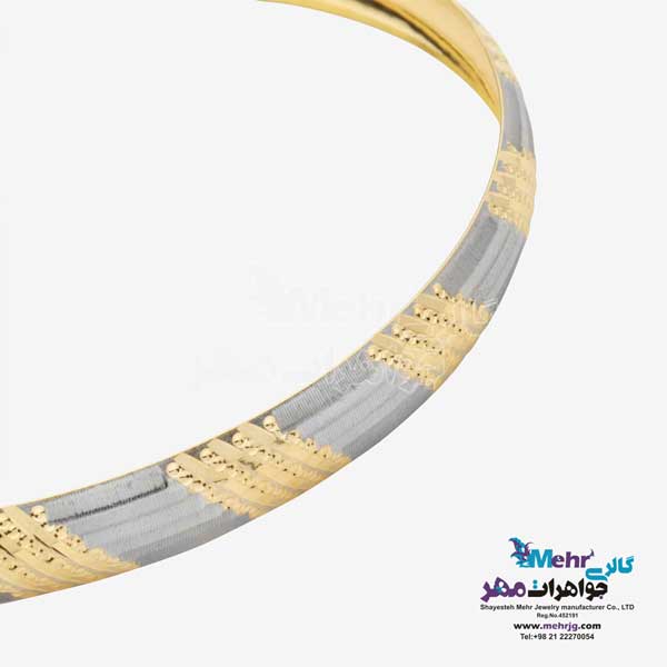 النگو طلا دست اول کم اجرت - طرح تراش سایز 3