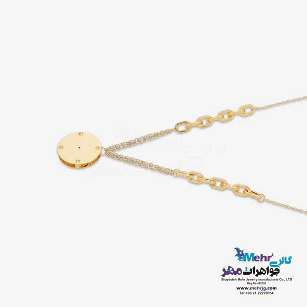 گردنبند طلا - طرح ورساچه