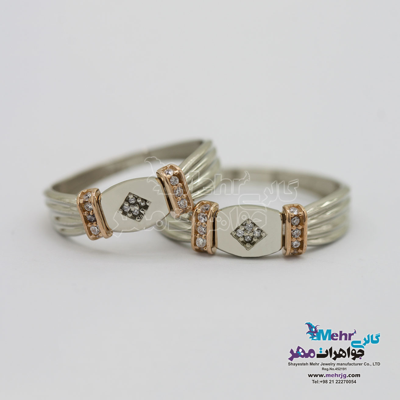حلقه ست طلا - طرح رینگ