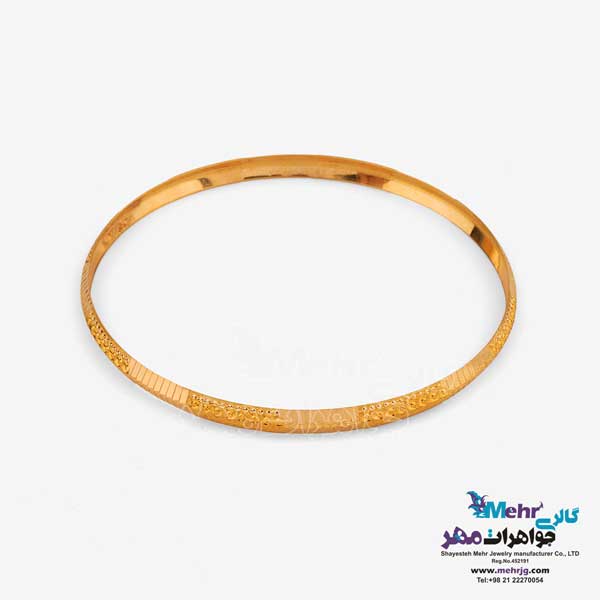 النگو طلا دست اول کم اجرت - طرح تراش سایز 3