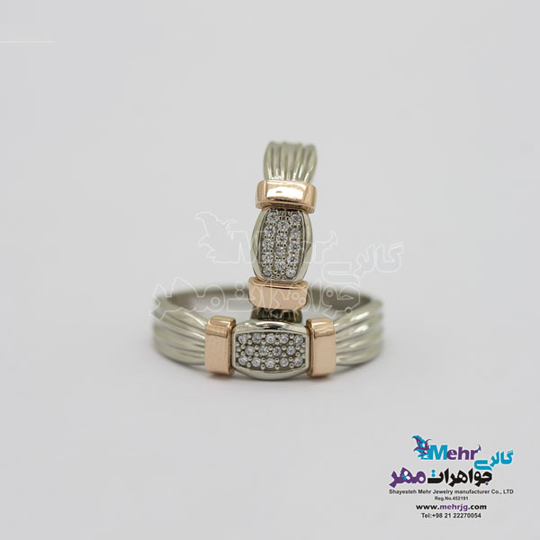 حلقه ست طلا - طرح رینگ