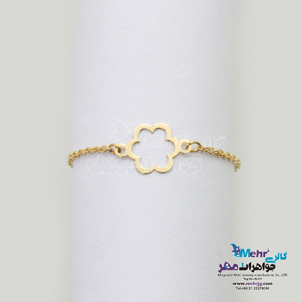 انگشتر طلا - طرح گل