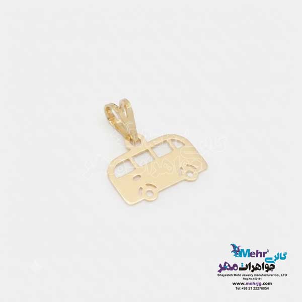 آویز طلا - طرح ماشین