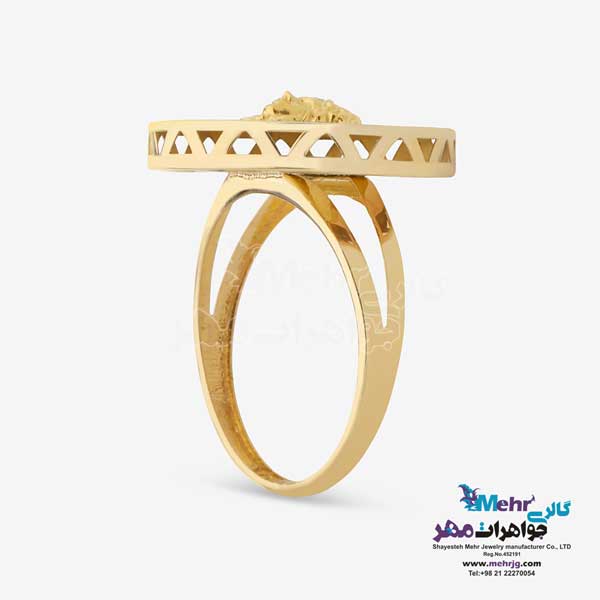 انگشتر طلا - طرح ورساچه