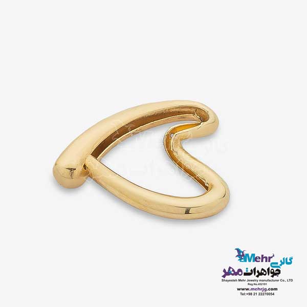 آویز طلا - طرح قلب
