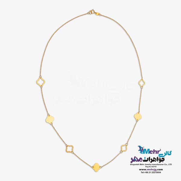 گردنبند طلا دست اول کم اجرت - طرح ونکلیف