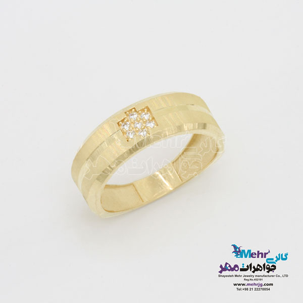 حلقه ست طلا - طرح رینگ