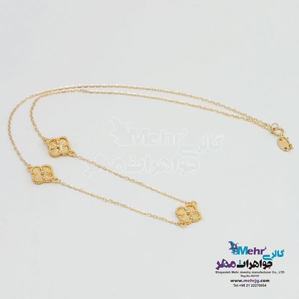 گردنبند طلا - طرح ونکلیف