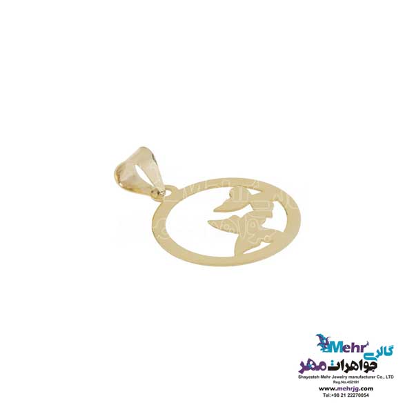 نیم ست طلا دست اول کم اجرت - طرح پروانه