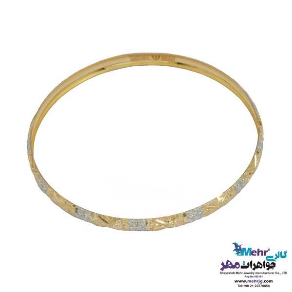 النگو طلا دست اول کم اجرت - طرح تراش سایز 2