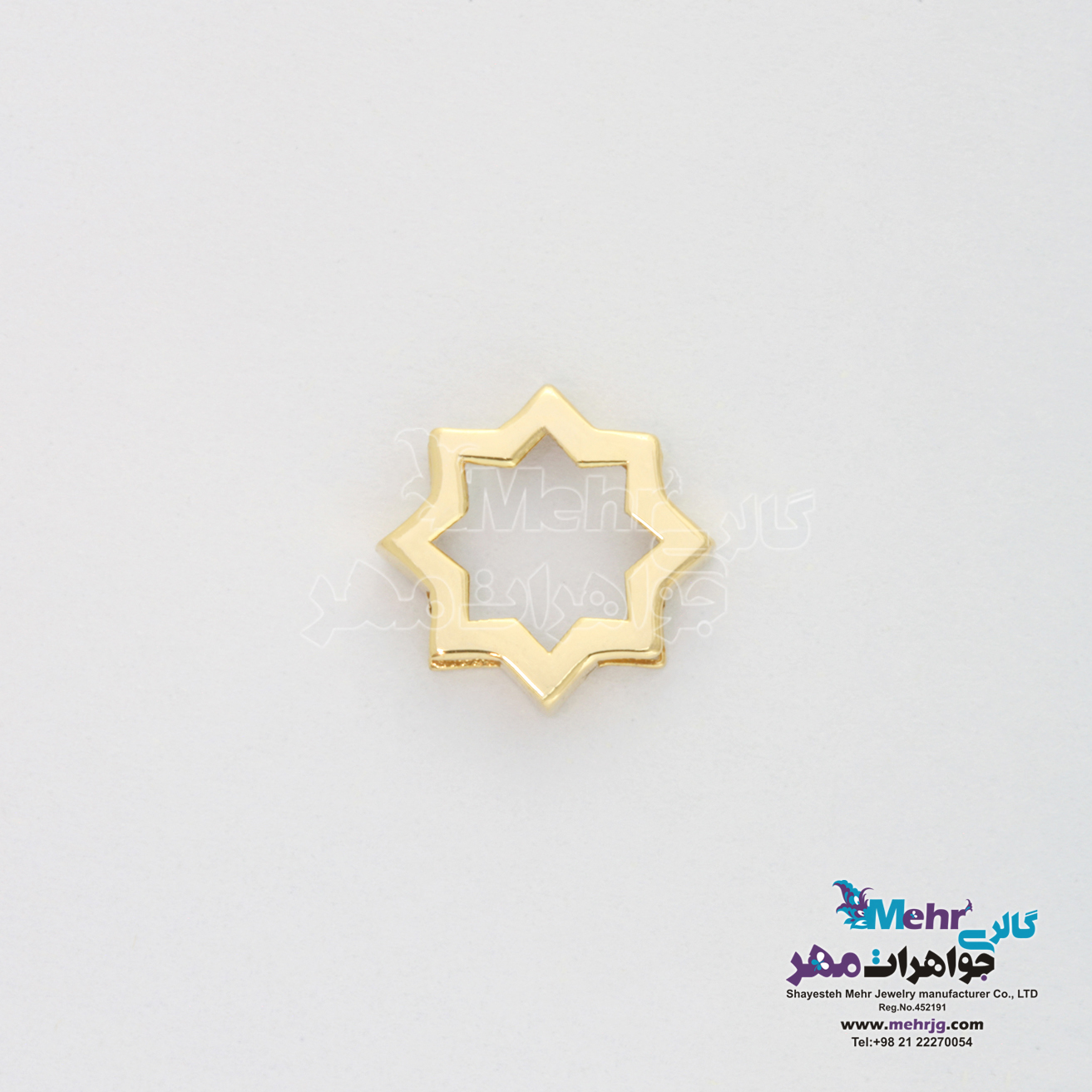 آویز طلا - طرح اسلیمی