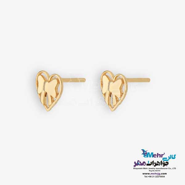 نیم ست طلا - طرح پاپیون