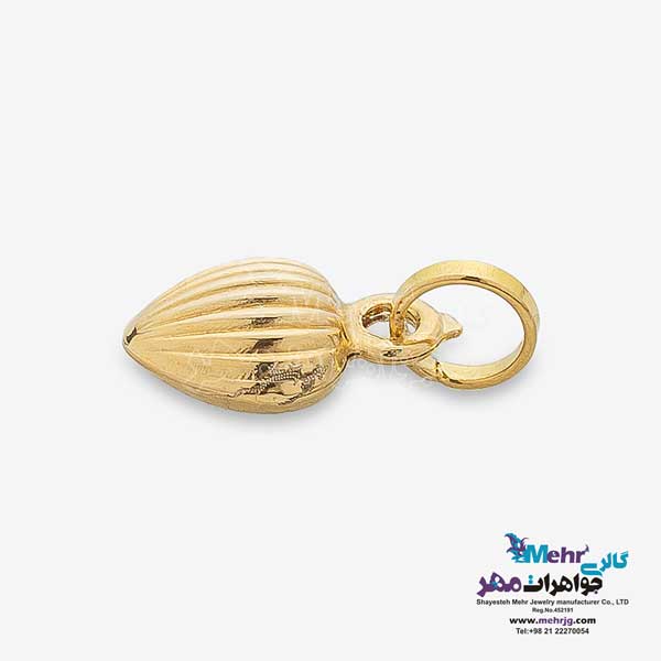 آویز طلا - طرح صدف