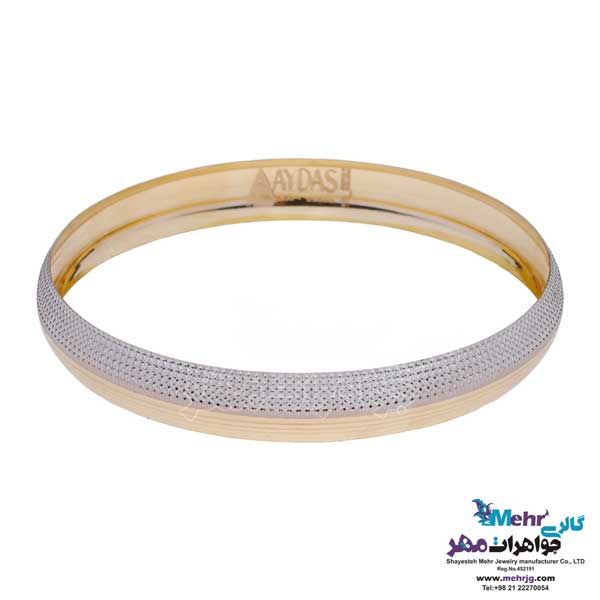 النگو طلا دست اول کم اجرت - طرح تراش سایز 2