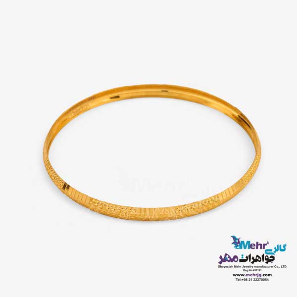 النگو طلا دست اول کم اجرت - طرح تراش سایز 3