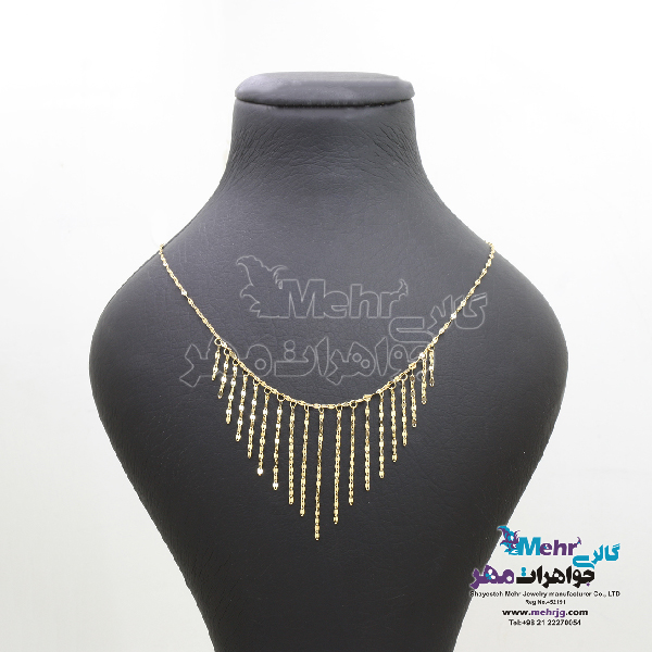 گردنبند طلا - طرح استار