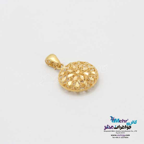 نیم ست طلا - طرح دایره