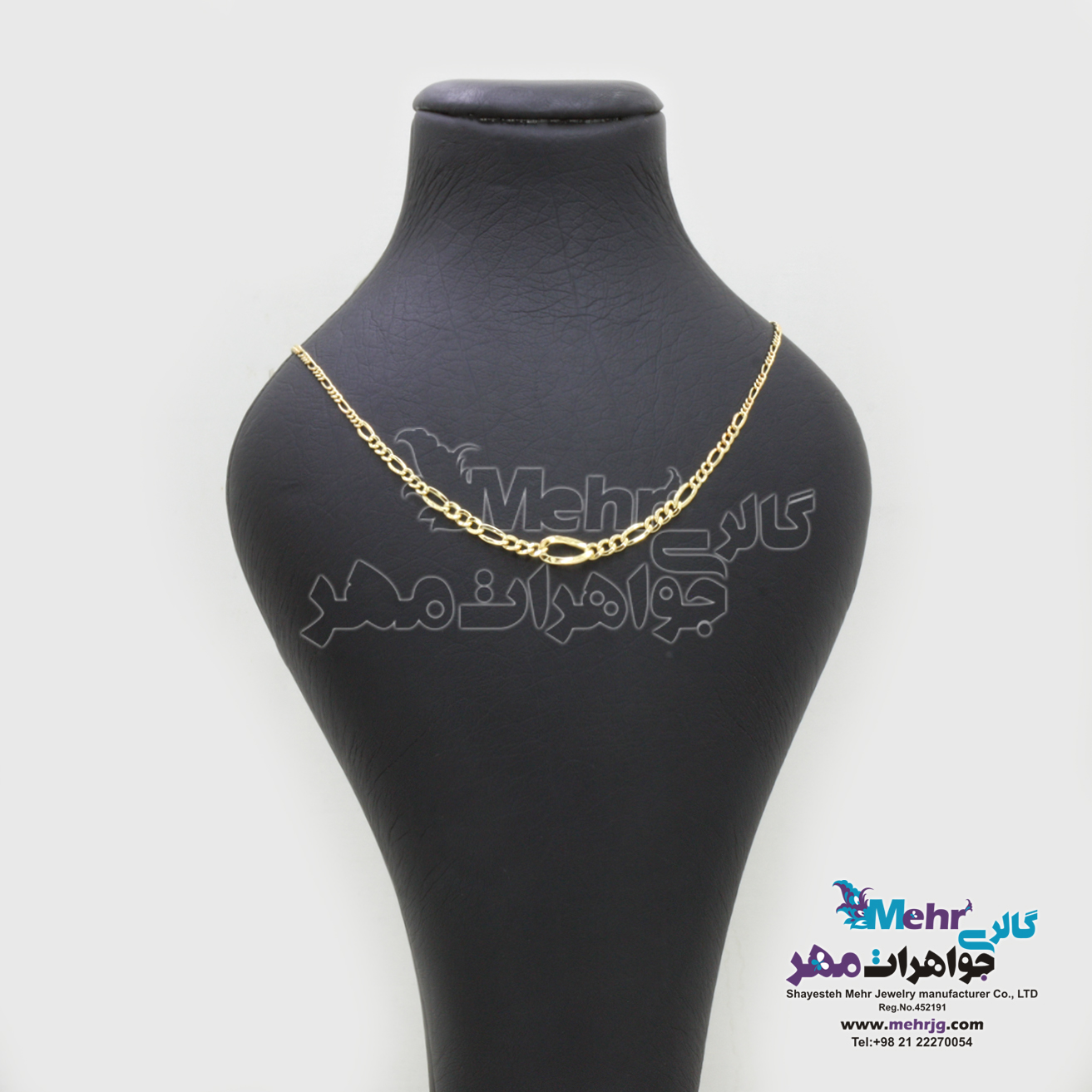 گردنبند طلا - طرح فیگارو