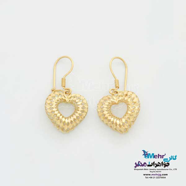 نیم ست طلا - طرح قلب