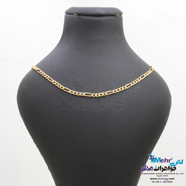 گردنبند طلا - طرح فیگارو