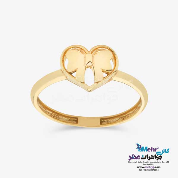 نیم ست طلا - طرح پاپیون