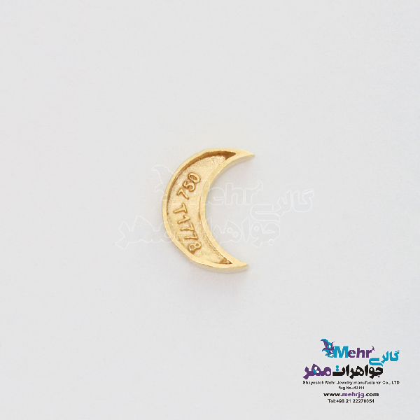 آویز طلا - طرح ماه