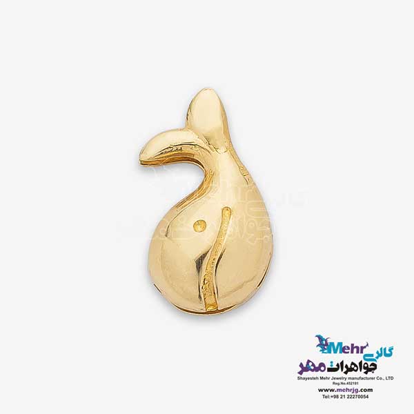 آویز طلا - طرح نهنگ