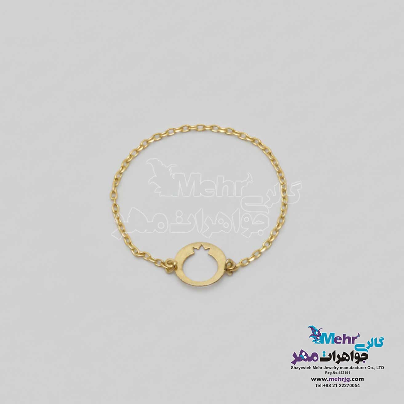 انگشتر طلا - طرح انار