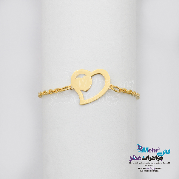 انگشتر طلا - طرح قلب