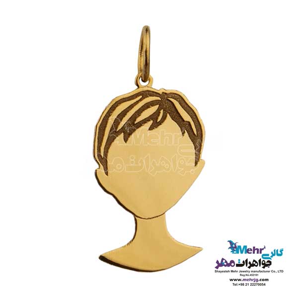 گردنبند طلا دست اول کم اجرت - طرح گیسو