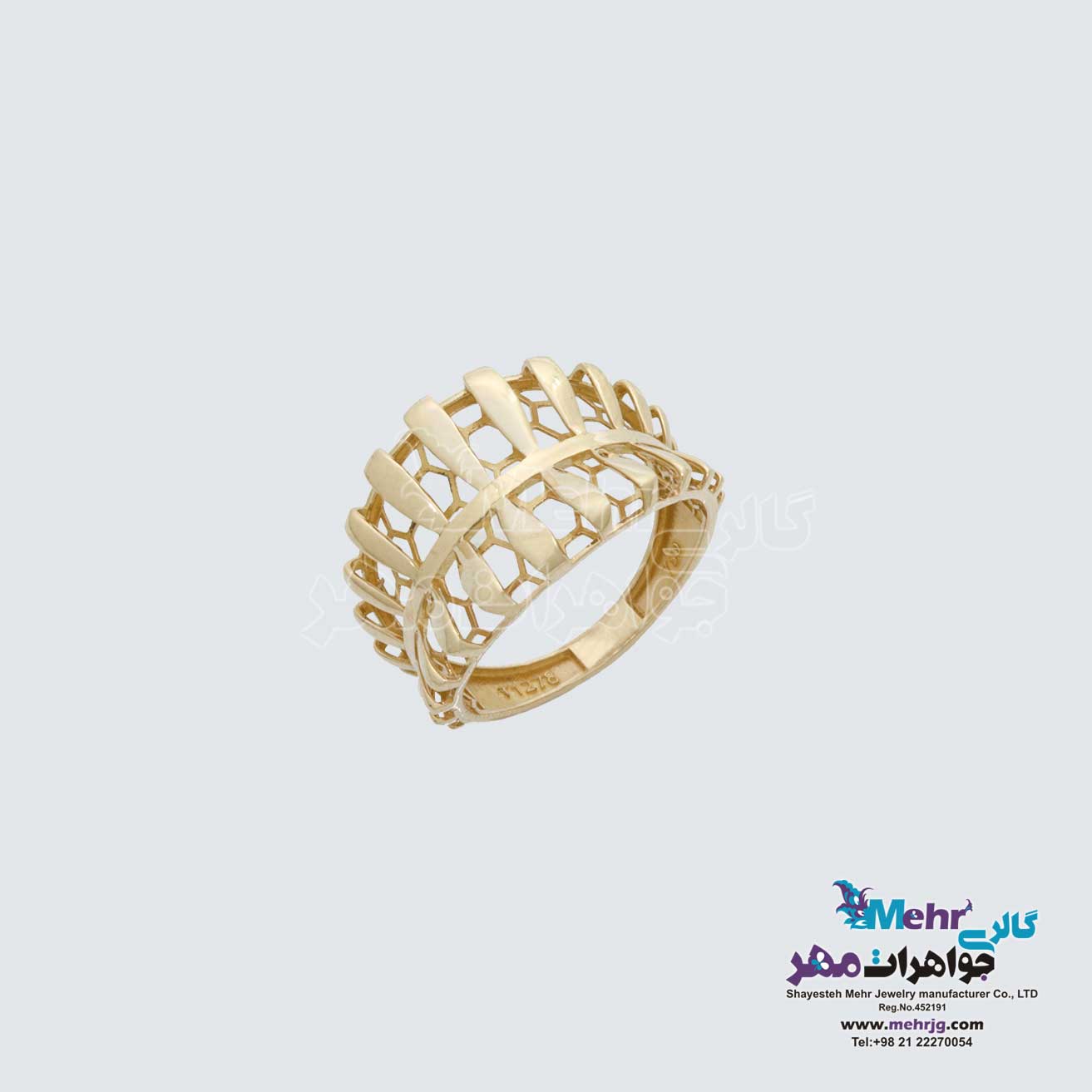 انگشتر طلا - طرح توری